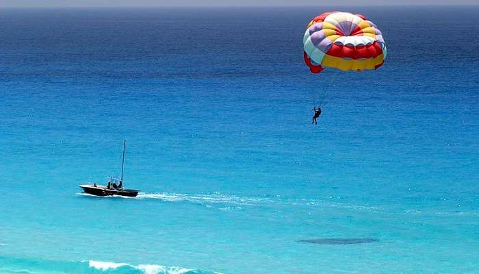 enjoy parasailing