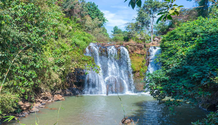 waterfall in ratanakiri