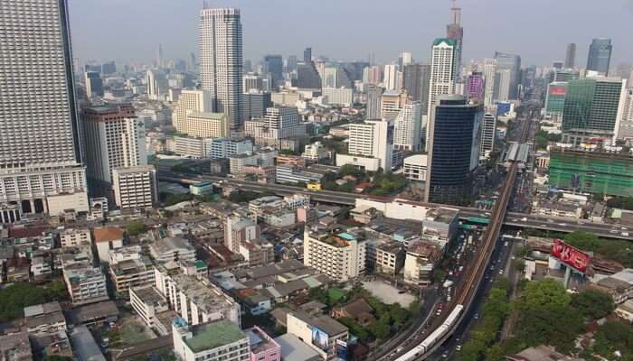 Look Over Bangkok From Top