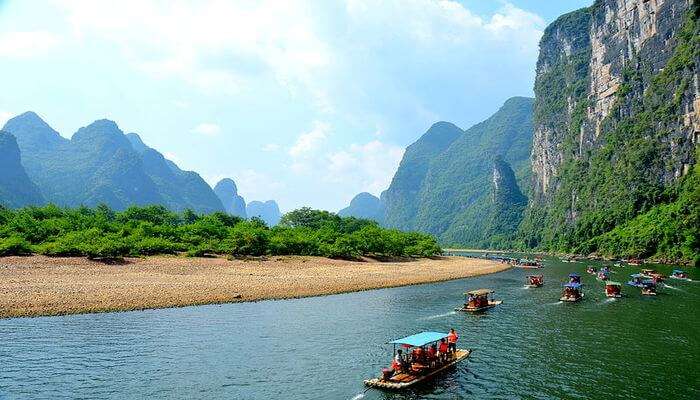 Taking A Boat Ride In The Li River