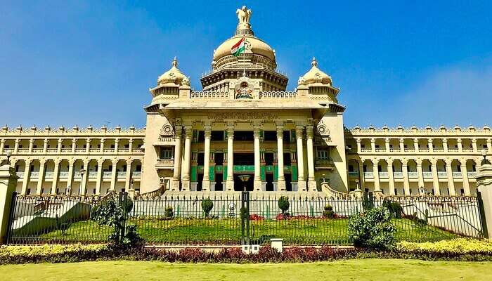 Get mesmerised by the architecture of Vidhana Soudha