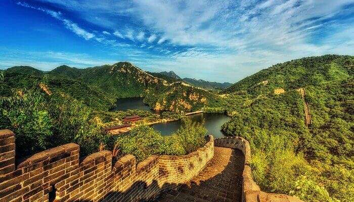 The Great Wall Of China is one of the best places to visit in Asia in December.