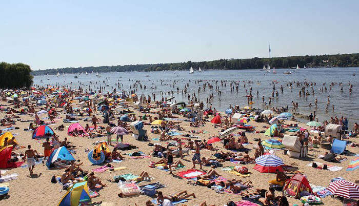 Wannsee Beach in Germany