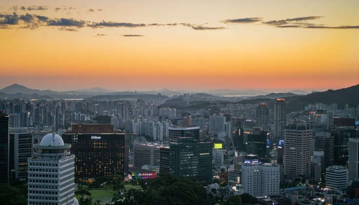 aerial view of a city