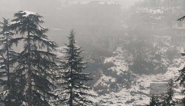 the snow-capped Himalayan peaks