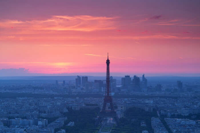 Paris sunset