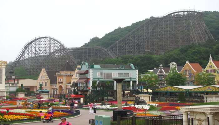 Ride The Wooden Roller Coaster