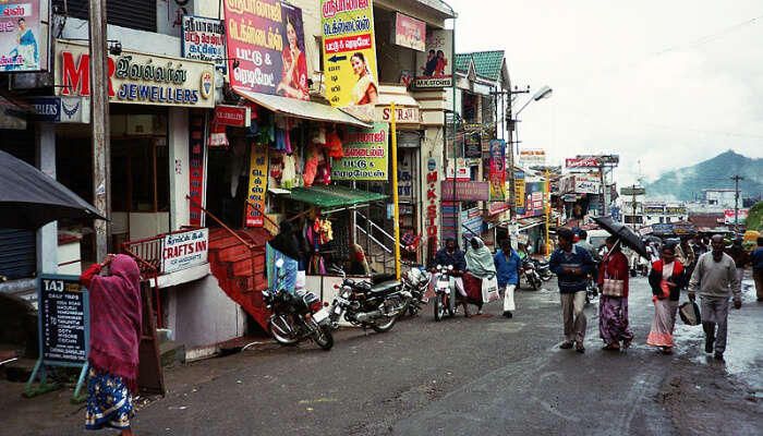 Bazaar Road In Kodaikanal