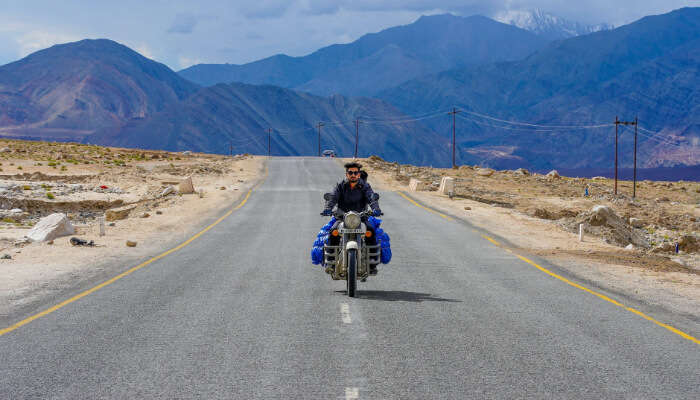 Biker In Ladakh