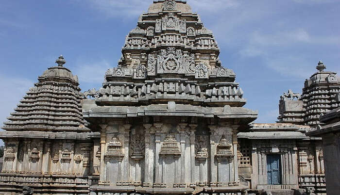 ancient Hoysala-style architecture