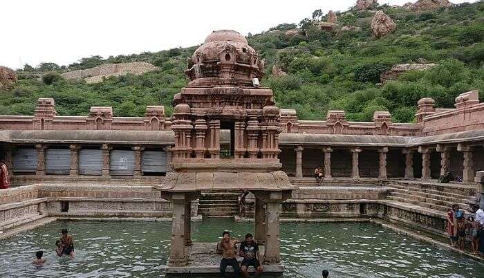 Marvelous temple of Sri Yaganti Swamy, one of the best places to visit in Kurnool.