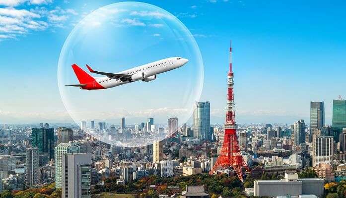 Passengers traveling under air bubble