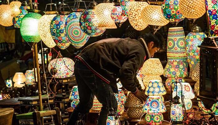 a shop in Surajkund Mela 