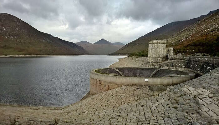 Spillway at Silent Valley Reservoir, Kerala. This is one of the best offbeat hill stations near Ernakulam.