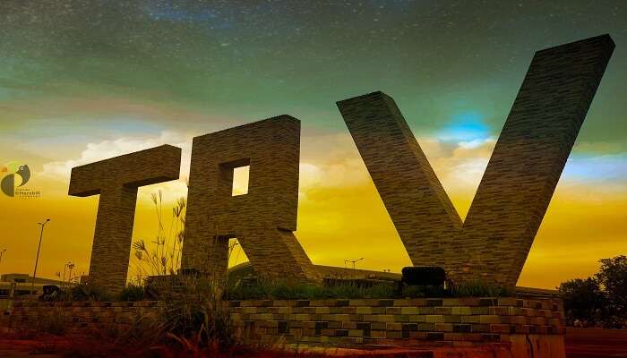 Amazing corner of Trivandrum international airport