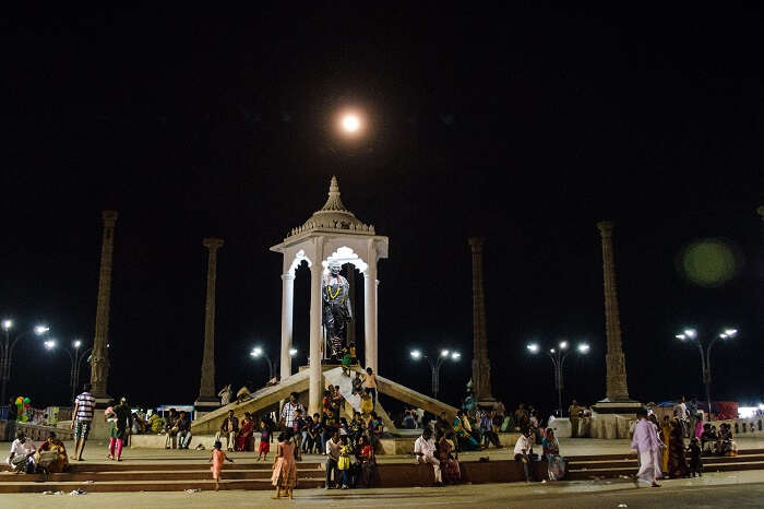 Enjoying evening at Goubert Avenue Beach Road is one of the best things to do in Pondicherry