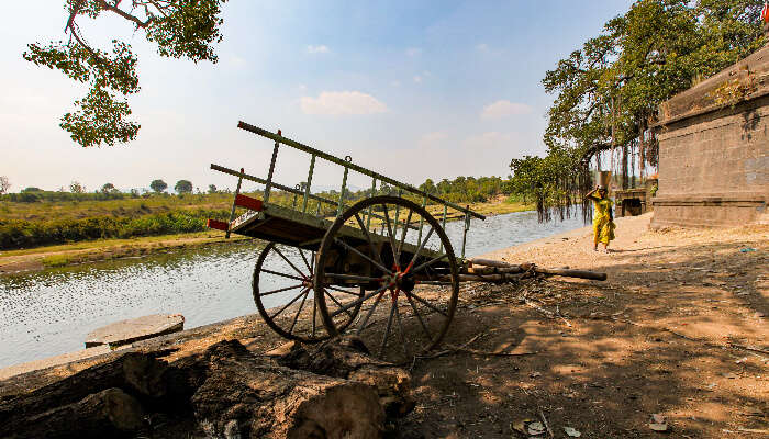 A wonderful view of Wai, one of the best picnic spots near Pune in Summer