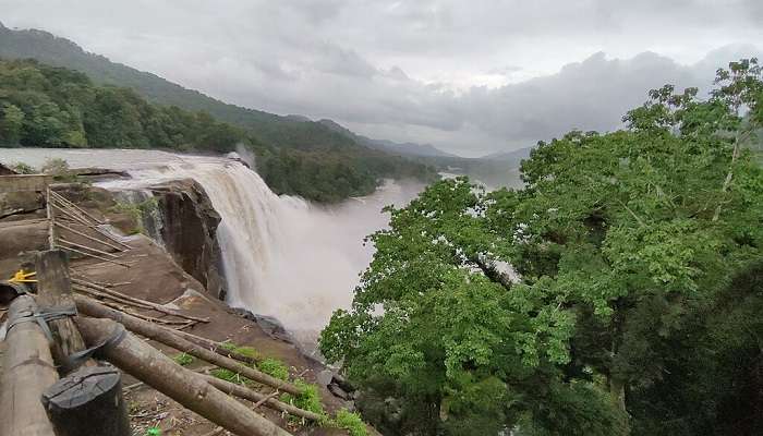 Athirappilly Waterfalls, Kerala is the beautiful place to visit near Aleppey.