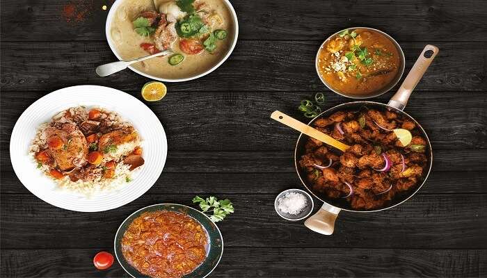 Kerala cuisine in houseboats