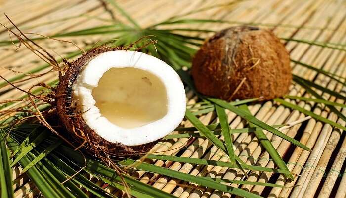 Coconut, a Kerala cuisine ingredient