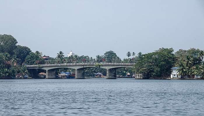 Thevally Bridge, Ashtamudi Lake, Kollam, Kerala- one of the best places to visit near Alleppey.