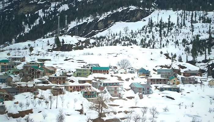 Kothi Village among the beautiful places to visit during snowfall in Manali 