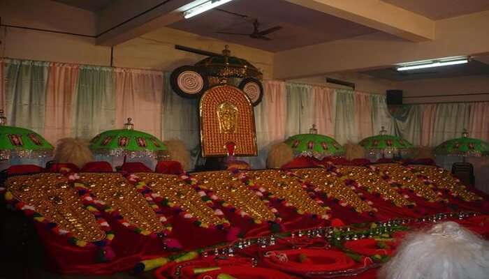 Nettipattam used for Elephants