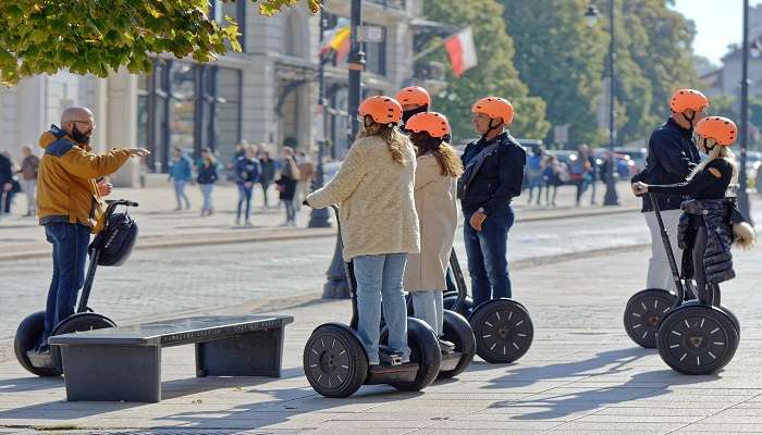 A Segway Bike tour is the best thing to do in Singapore in April.