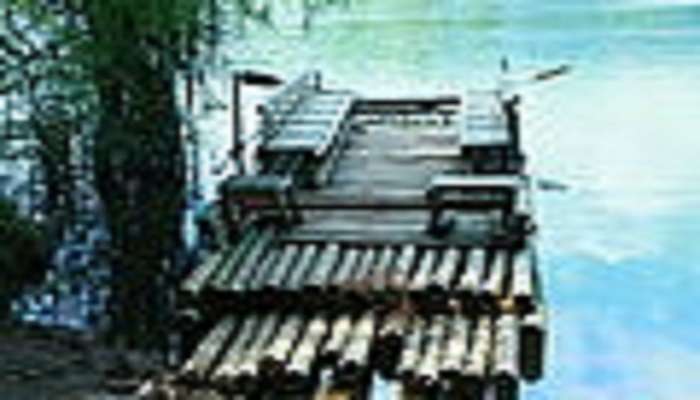 Bamboo Rafting at Parambikulam Tiger Reserve