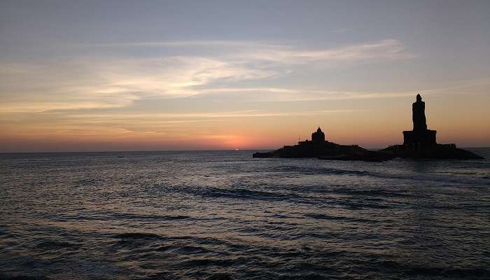  Sunrise view from Kanyakumari Beach