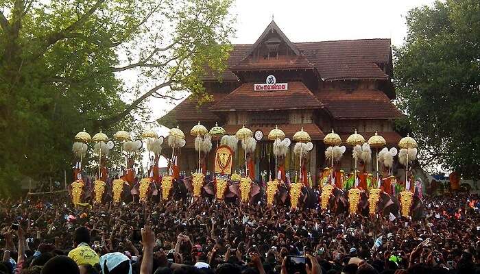 Kudamattom at Thrissur Pooram