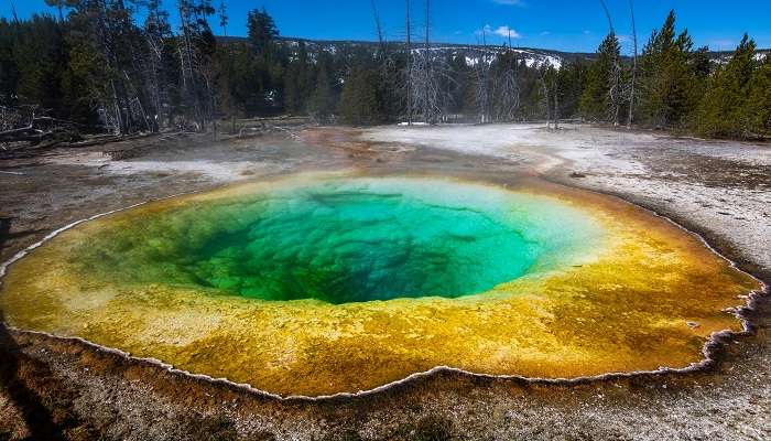 Hot spring in Greece