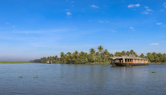 Houseboat in Kerala Backwaters