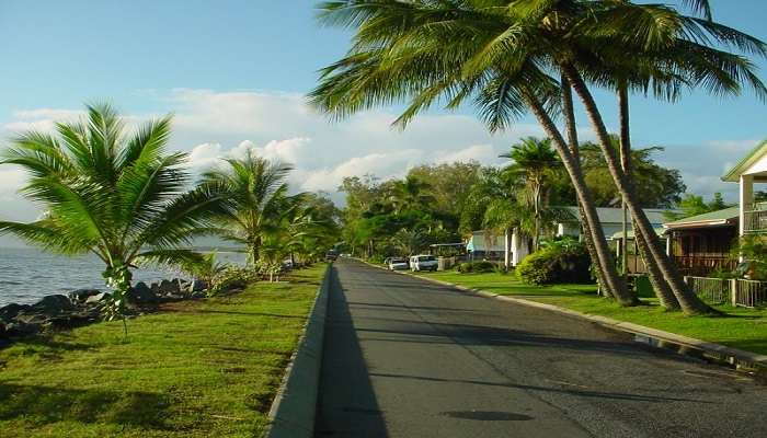 This beach is the closest beach to Cairns City