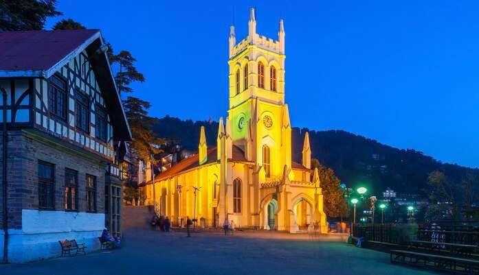 A view of Shimla