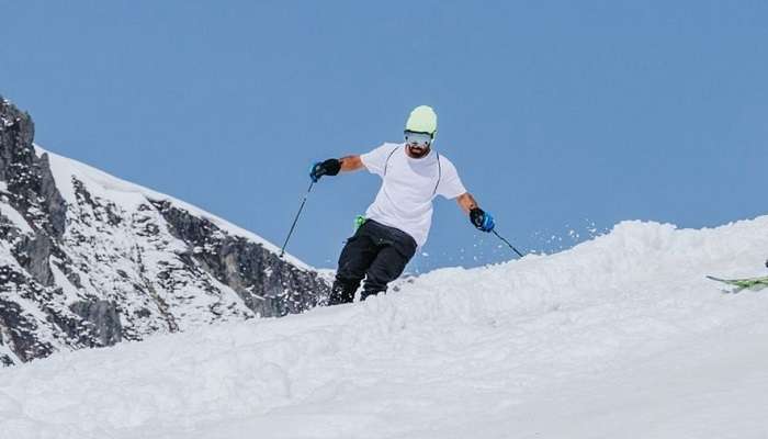 Skiing And Snowboarding