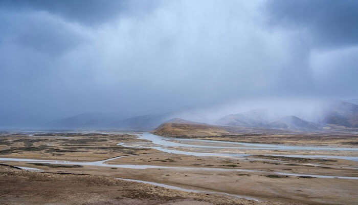 Solang Valley looking surreal in winter