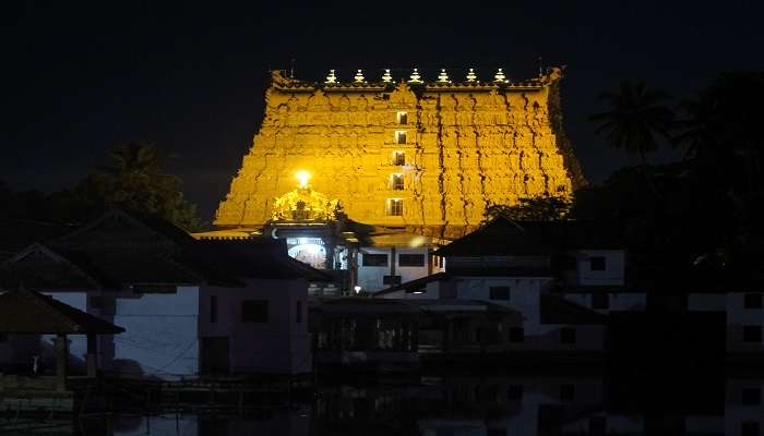 Sree Padmanabhaswamy temple at it’s finest in an evening setting.