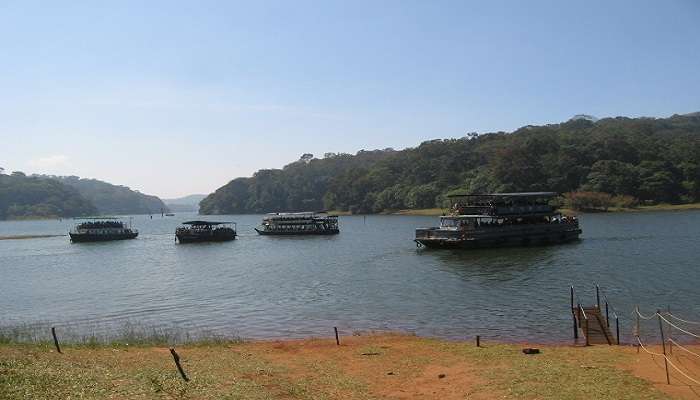 Boating in Thekkady, Kerala