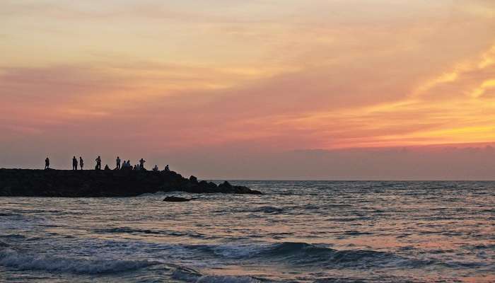 The beautiful Kanyakumari during evening