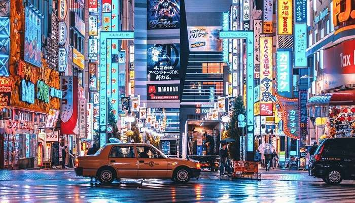 Nightlife In Japan