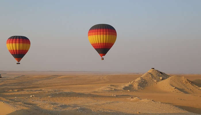 Hot Air Balloon Ride in dubai