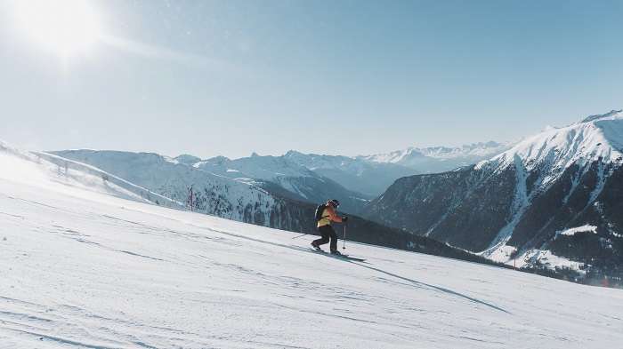 snow-covered peaks