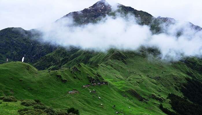 rolling lush green valleys