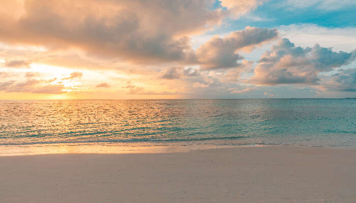 A beach for picnic