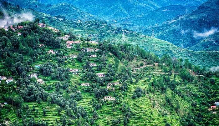 panoramic views of the Himalayas