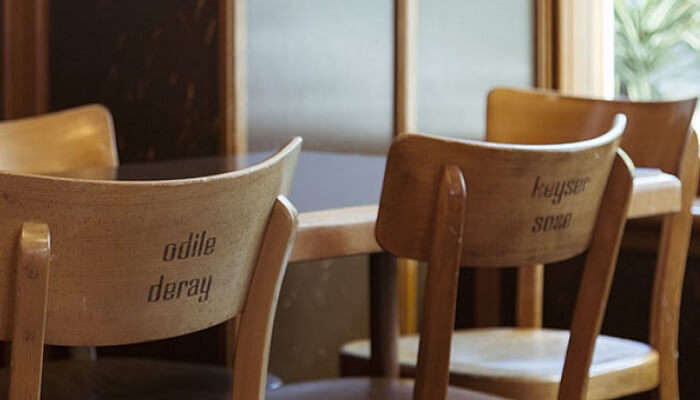 Combatable seats in Cafe