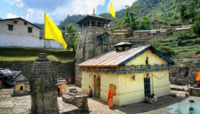 Triyuginarayan Temple is a Hindu temple dedicated to Lord Vishnu