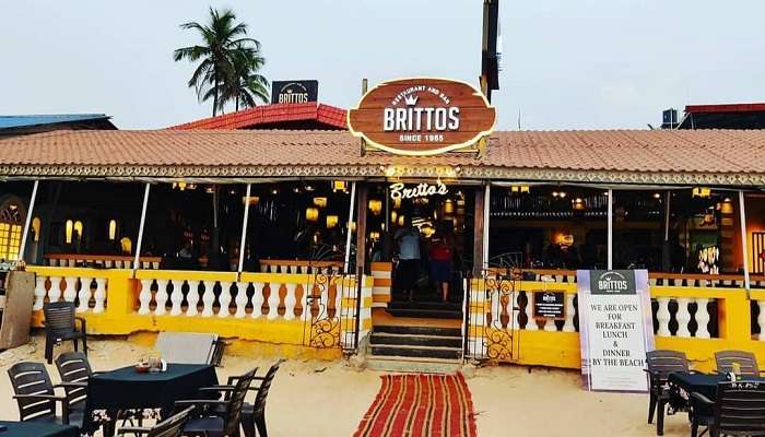 Britto’s, one of the places to visit in Goa