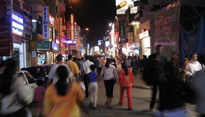 Commercial Street, places to visit in karnataka